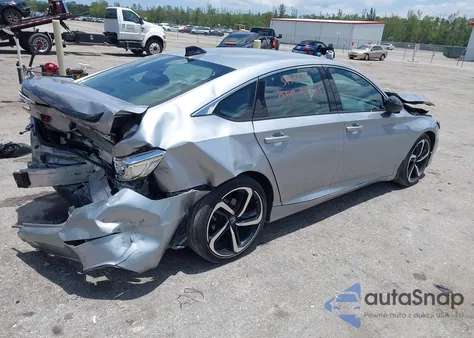 2022 Honda Accord Sport из США, поврежденный, VIN 1HGCV1F37NA106700